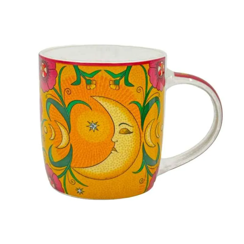 Porzellanbecher 2er Set MIRABILIA 350 ml „Sole & Luna“