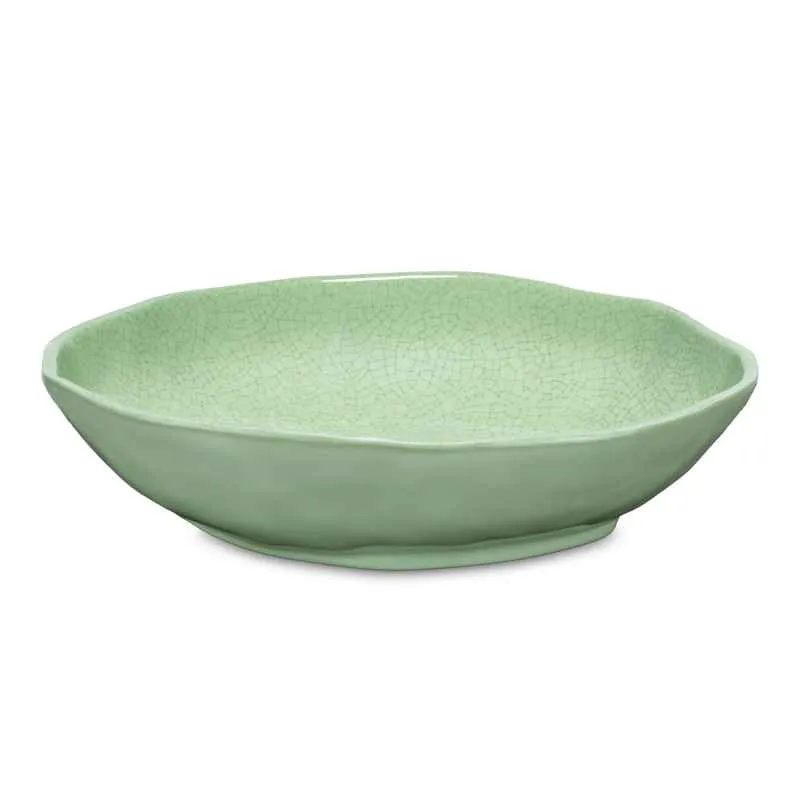 Teller tief / Suppenteller Ø 21 cm Atmosfera grün Set mit 2 Stück