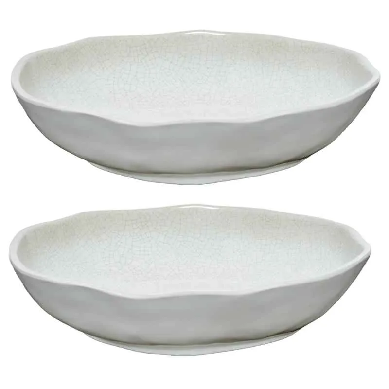 Teller tief / Suppenteller Ø 21 cm Atmosfera Taube Set mit 2 Stück