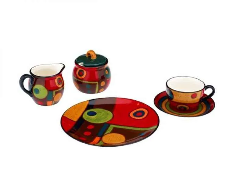Frühstücksteller 20cm handbemalt "SAMBA"