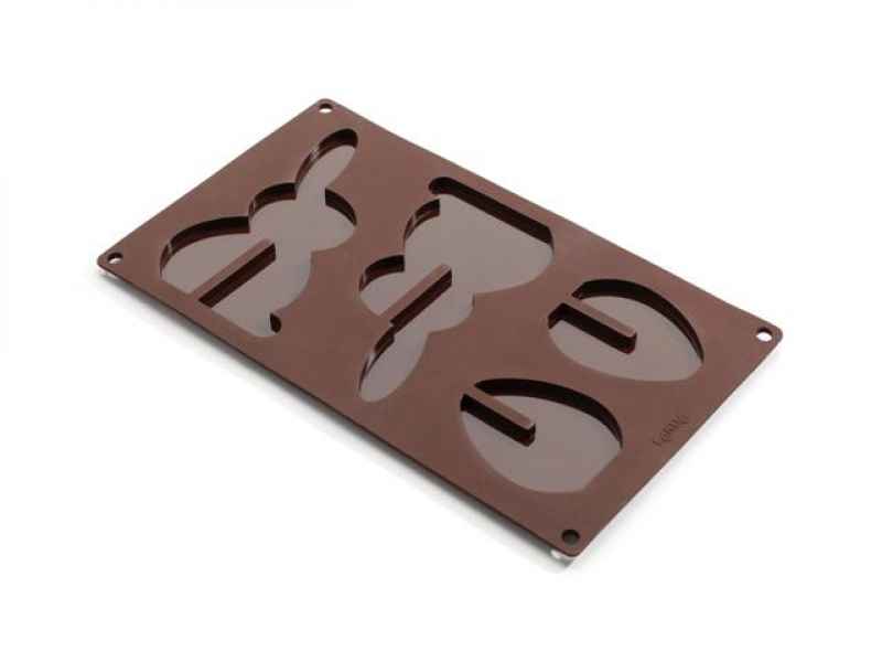 Preview: 3D Backform/ Schokoladenform Oster Set-1x3D Ei- 1x 3D Hase