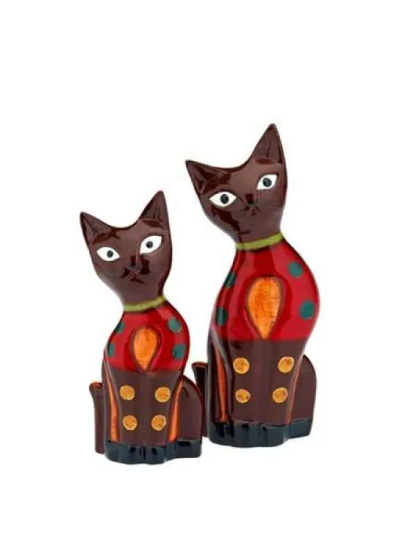 Katze 25cm handbemalt 