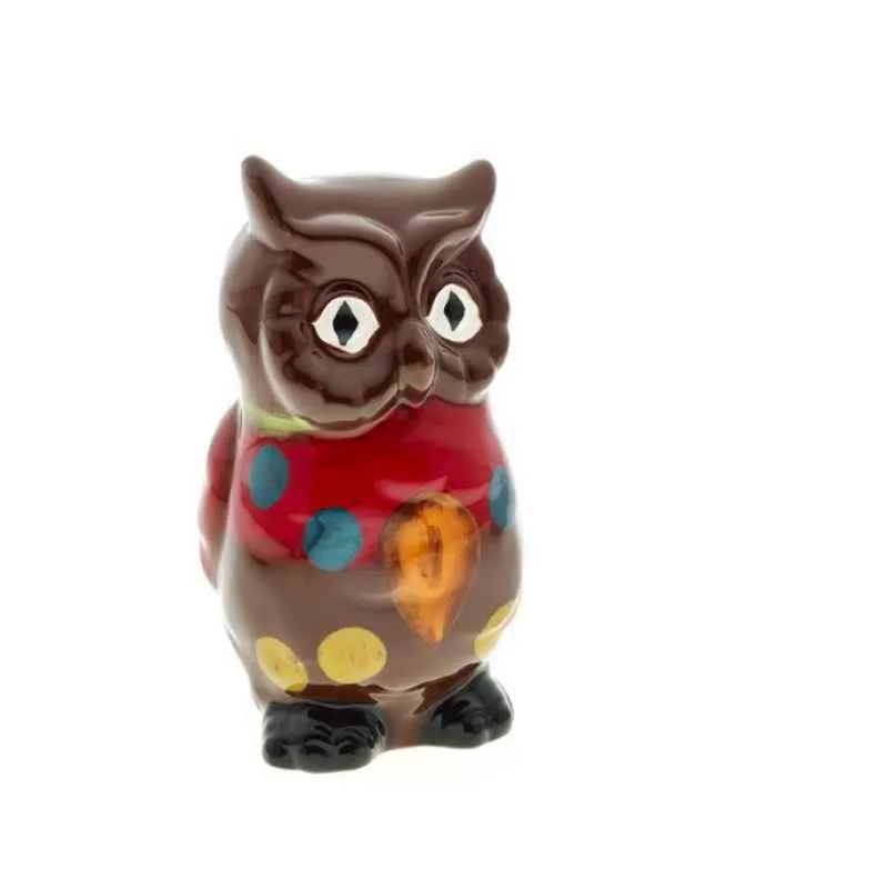 Eule 12cm handbemalt 