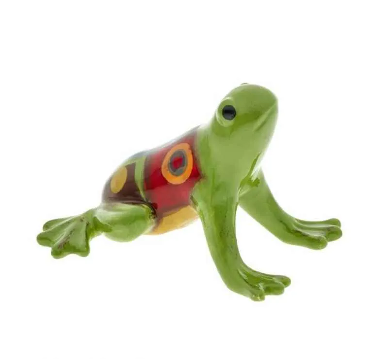 Frosch 12cm handbemalt 