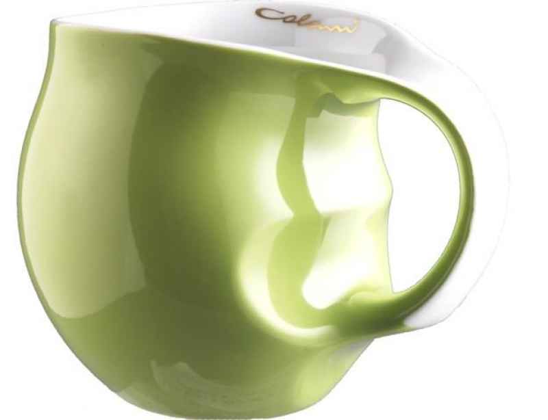 Preview: Luigi Colani Porzellan Kaffeebecher green