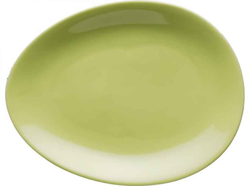 Preview: Luigi Colani Porzellan Teller Set 2 tlg. green