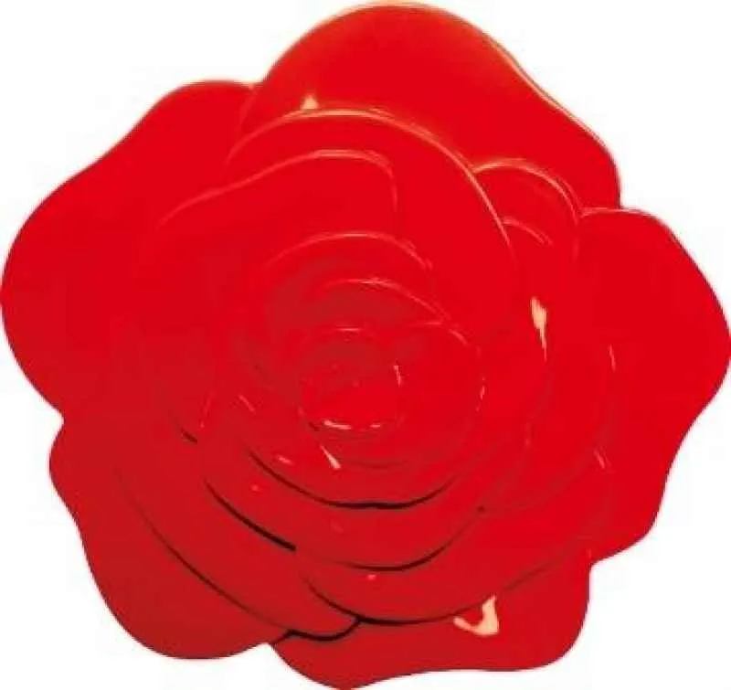 Topfuntersetzer Rose rot