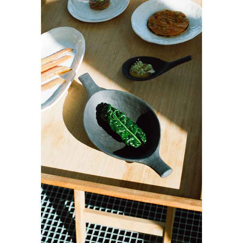 Preview: YLI AMUSE GUEULE LOEFFEL/ ABLAGE-LOEFFEL 9 CM Matt schiefer style