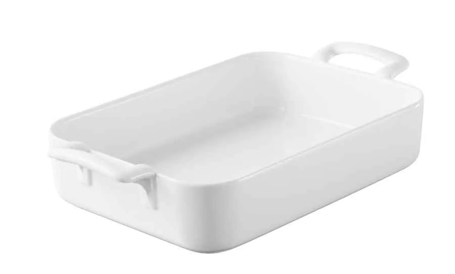 AUFLAUFFORM 350 cl RECHTECKIG Weiss