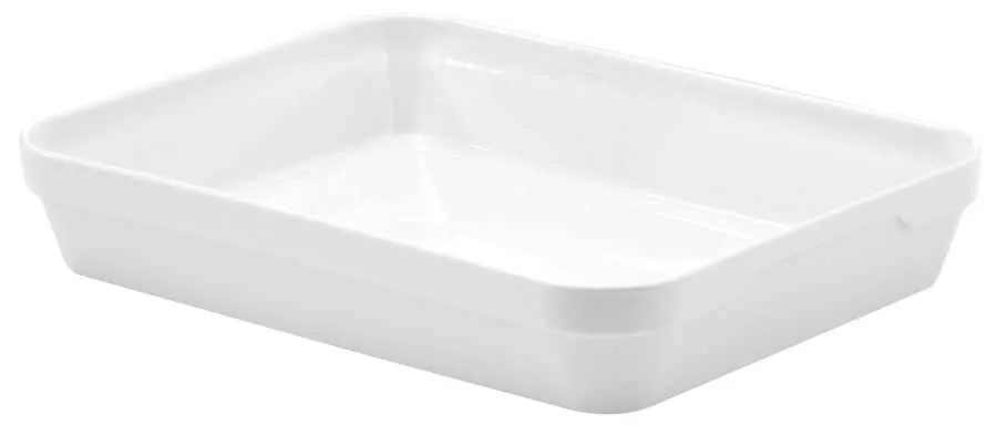 Auflaufform 40 x 29,5 x 6,5 cm weiss