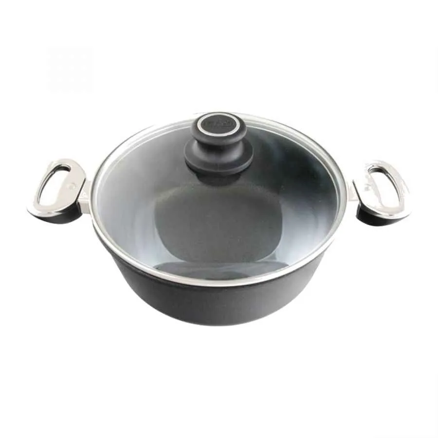 Bratentopf mit Deckel 24 cm BAF GIGANT Newline für alle Herdarten