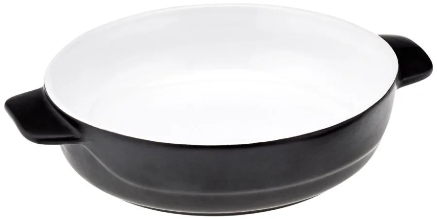 Auflaufform & Servierform rund 19cm „Schiefer“