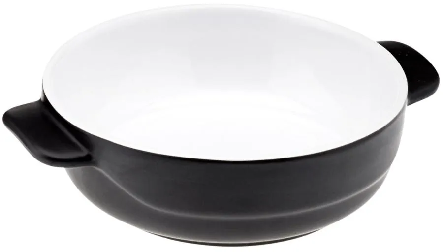 Auflaufform & Servierform rund 25 cm „Schiefer“