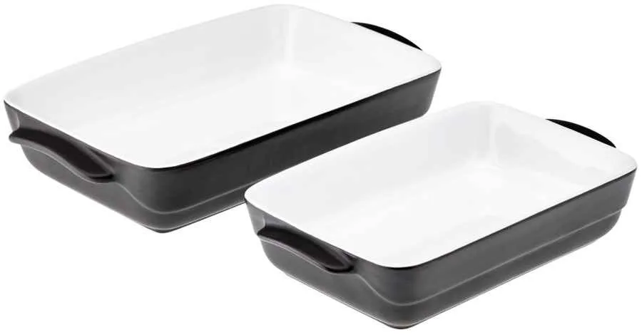 Auflauf & Servierform eckig 31 x 10 cm „Schiefer“