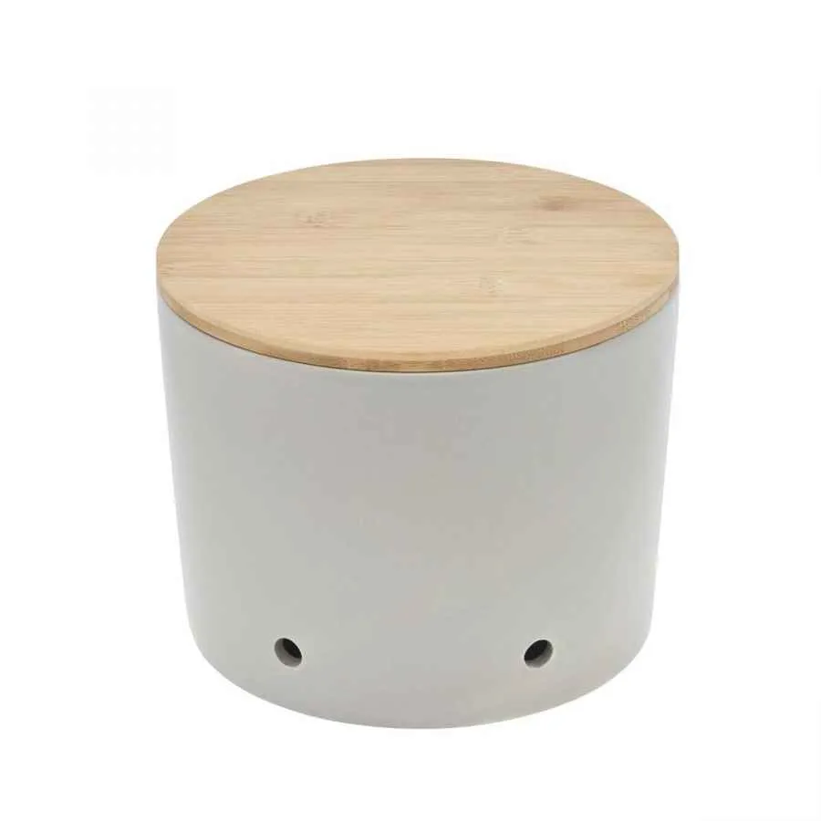 Knoblauchtopf 15,5cm CERA-DESIGN Silver