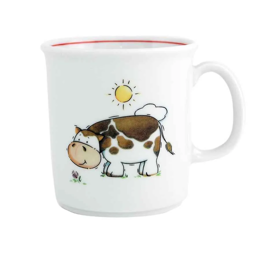 Becher mit Henkel 0,21 l Kuh