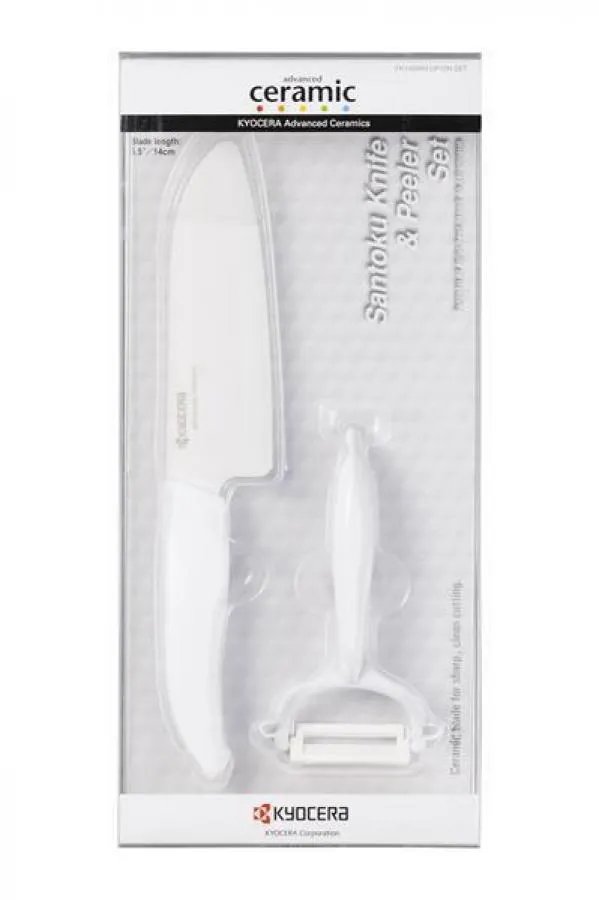 Geschenkset Kyocera Gen Colour Serie Keramikmesser-Set 4 Farben 2 tlg