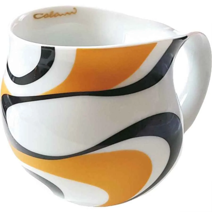Colani Kaffeebecher wave gold & schwarz