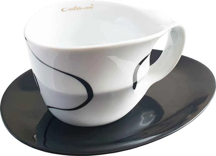 Luigi Colani Porzellan Jumbotasse loop black