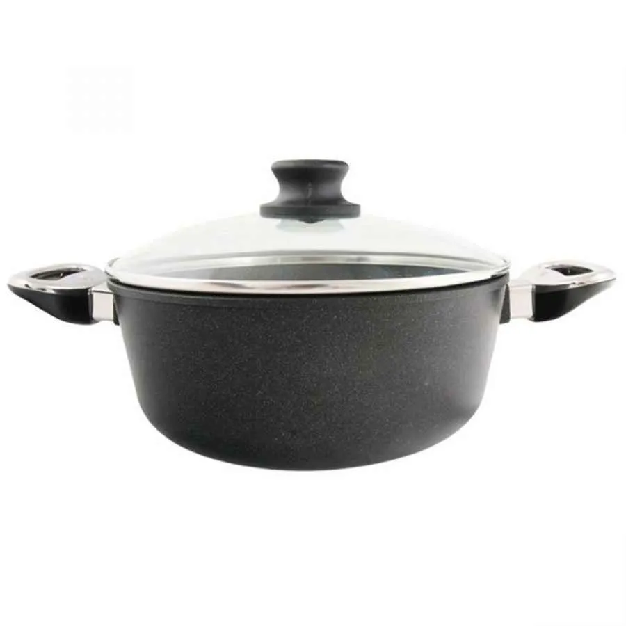 Bratentopf mit Deckel 20 cm BAF GIGANT Newline für alle Herdarten