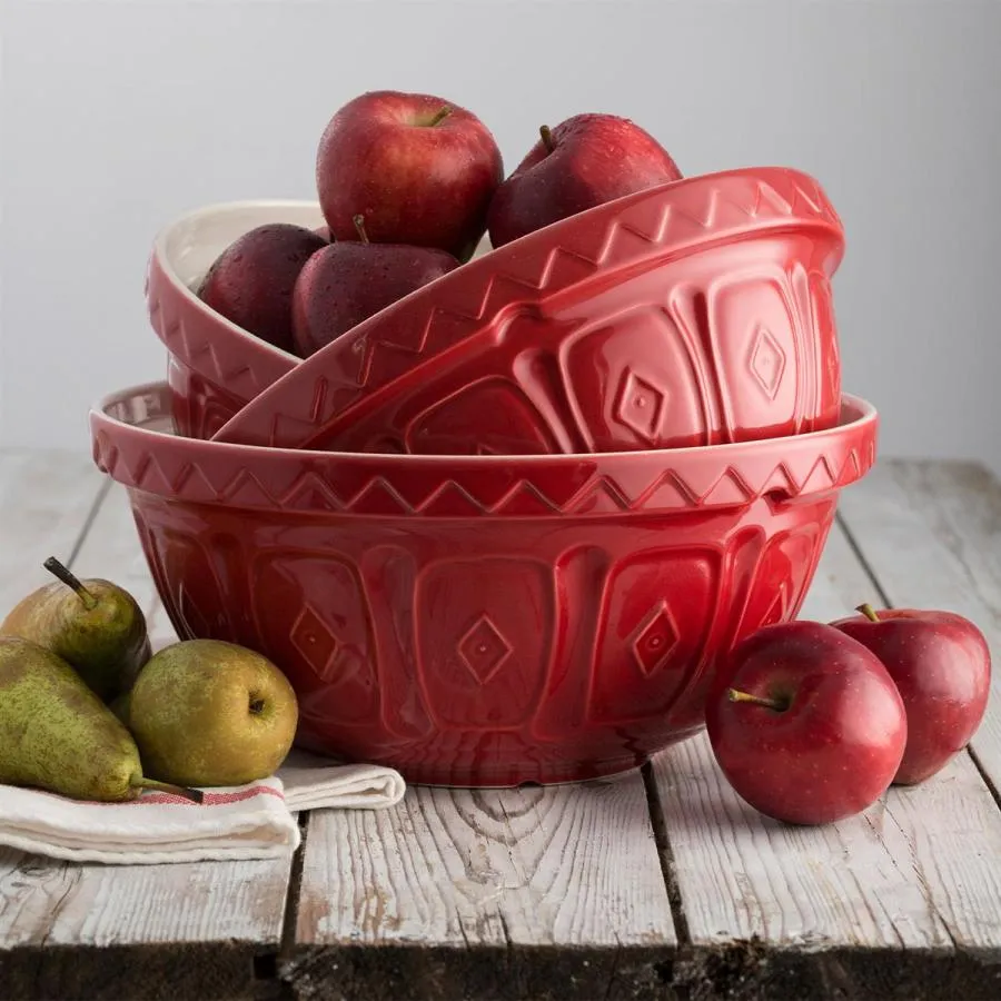 Rührschüssel, rot, 4 Liter, Ø 29 cm