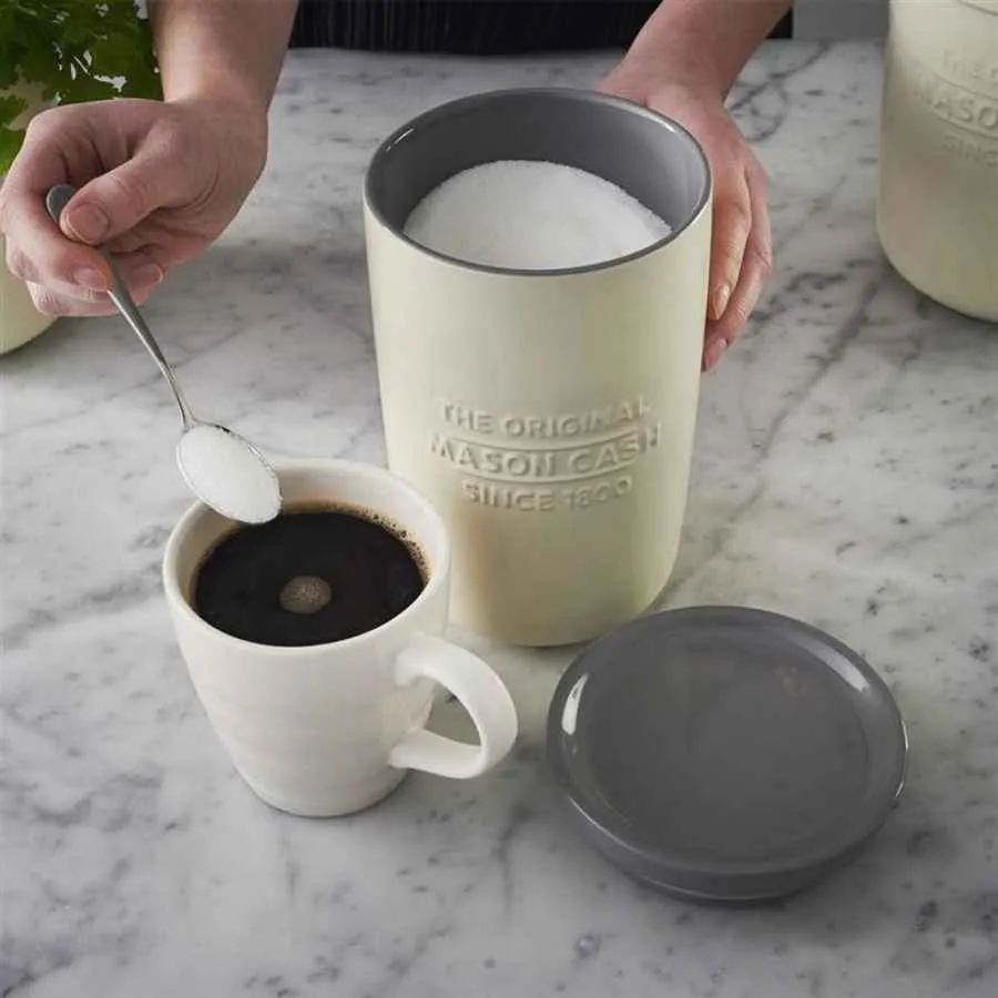 Vorratsbehälter aus Steingut, 1,1 l