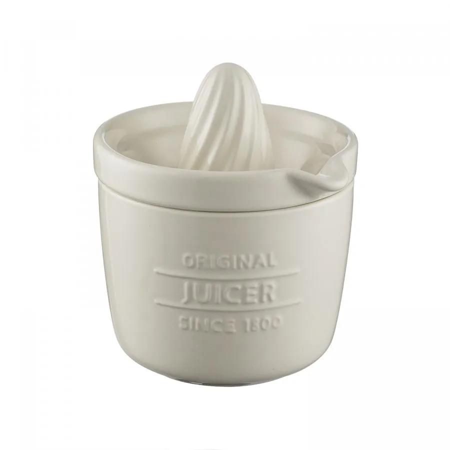 Zitruspresse/ Entsafter 3in1, 550 ml aus Steingut