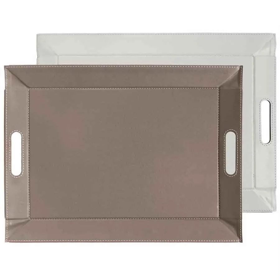 FREEFORM Wendetablett Taupe / Weiss - 55 x 41cm