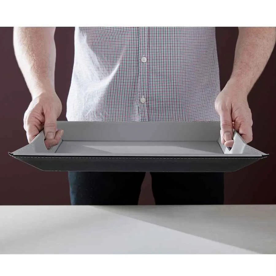 Wendetablett Grau / Schwarz 55 x 41cm