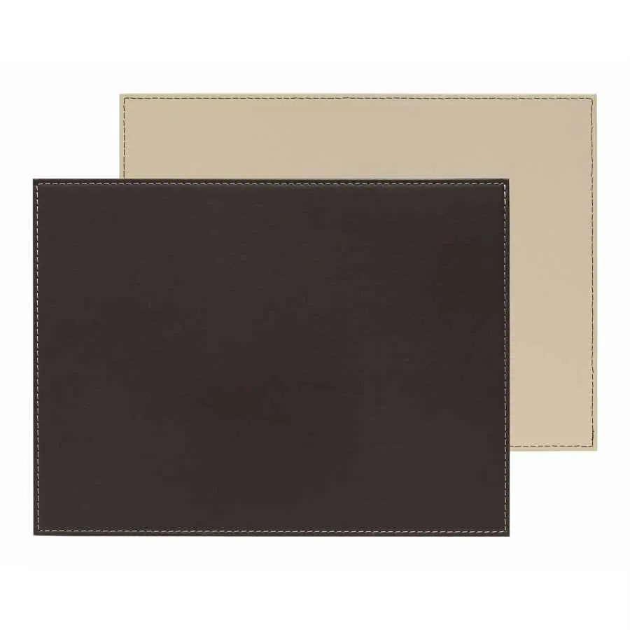Platzset 40 x 30cm schokobraun / creme