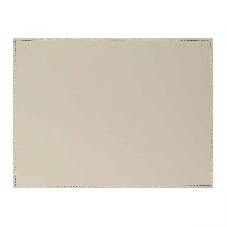 Platzset 40 x 30 cm Olive/Elfenbein