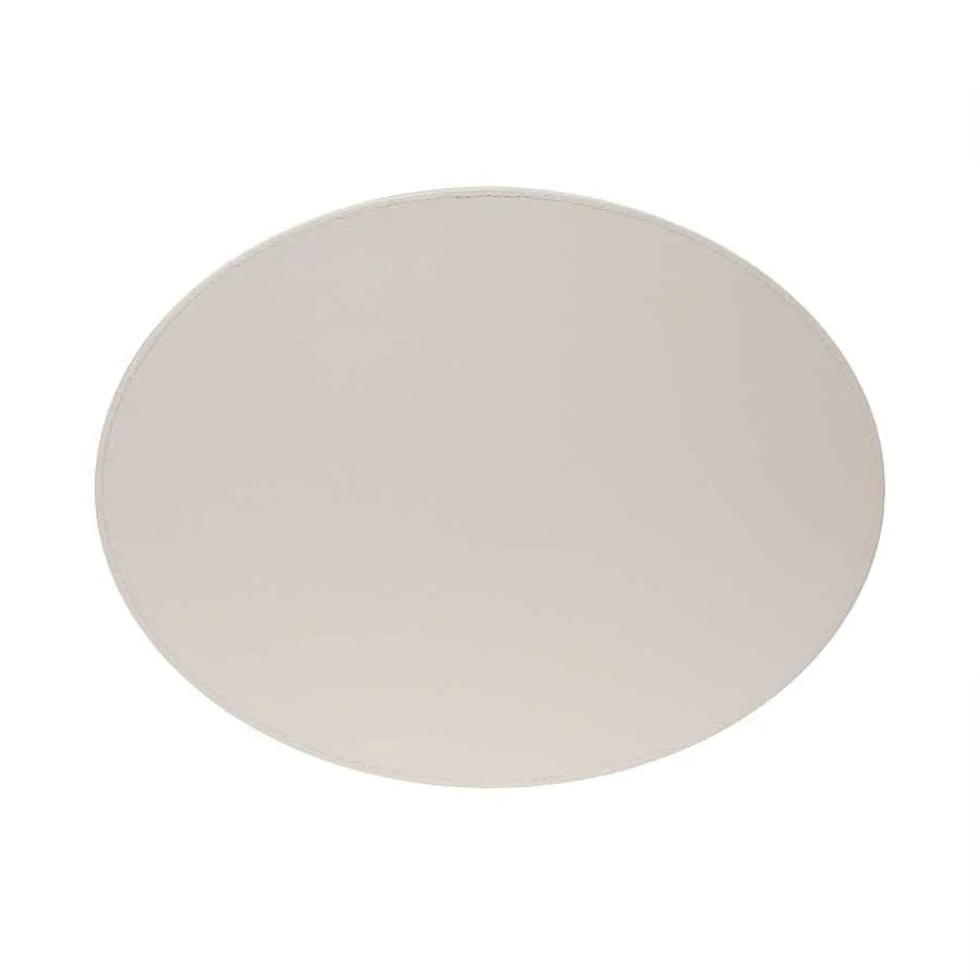 Platzset, Oval, Altrosa/Stein 45 x 34 cm