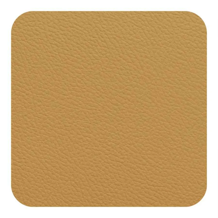 Fleximats Untersetzer, 4er Set, 10x10cm, Senf/Grau