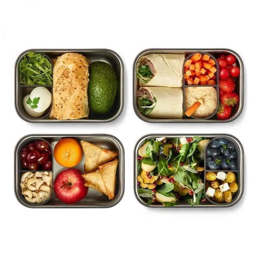 Sandwich Box 1250 ml Edelstah Orange