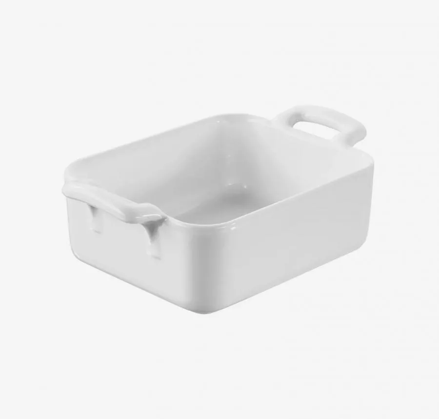 AUFLAUFFORM 45 cl RECHTECKIG Weiss