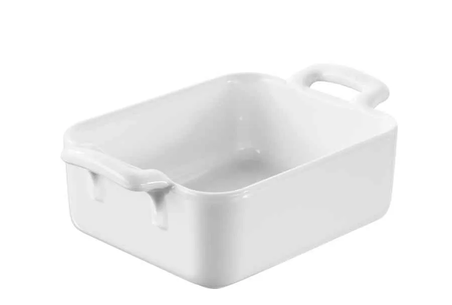 AUFLAUFFORM 45 cl RECHTECKIG Weiss