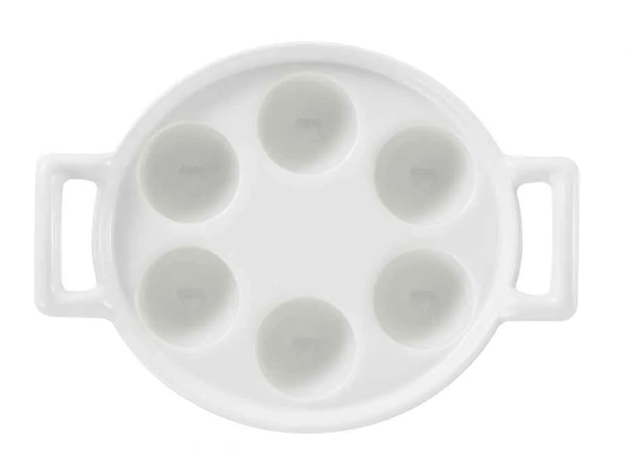 SCHNECKENPFANNE ( für 6 Schnecken) Weiss