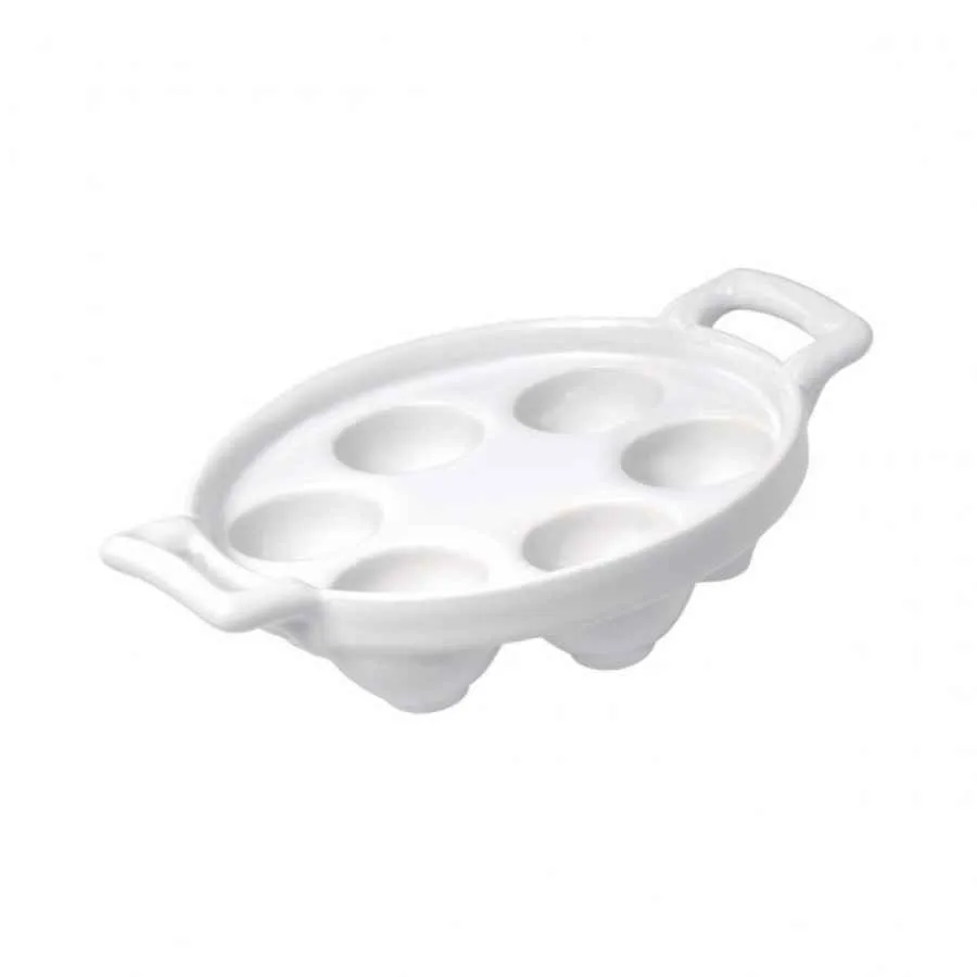 SCHNECKENPFANNE ( für 6 Schnecken) Weiss