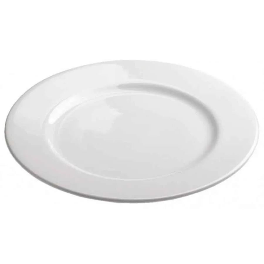 ALASKA TELLER,FLACH 30 CM Weiss