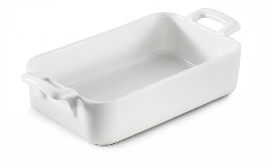 AUFLAUFFORM 350 cl RECHTECKIG Weiss