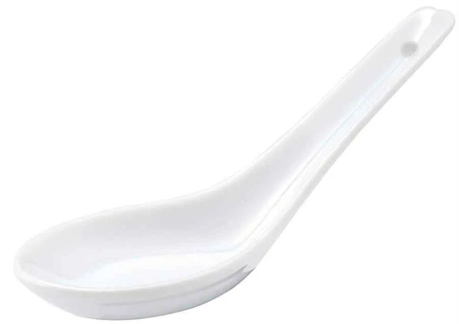 Amuse Gueule/ Chinesischer Löffel 13 cm Weiss