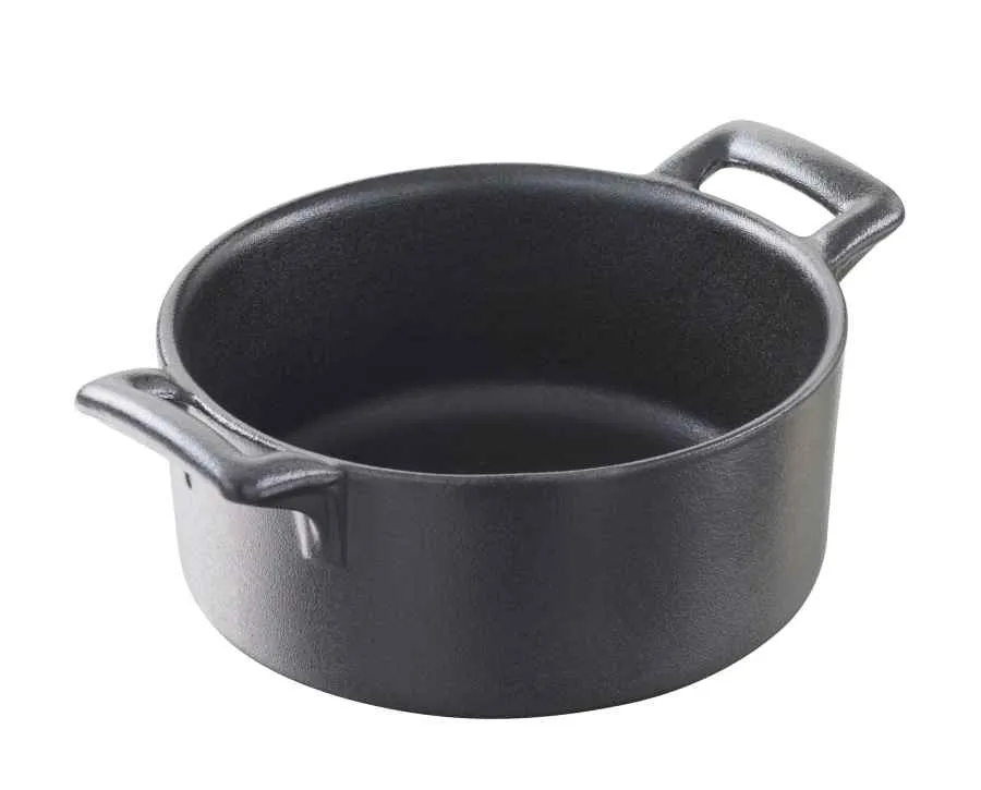 RAGOUTFÖRMCHEN 15 cl RUND Gusseisenoptik