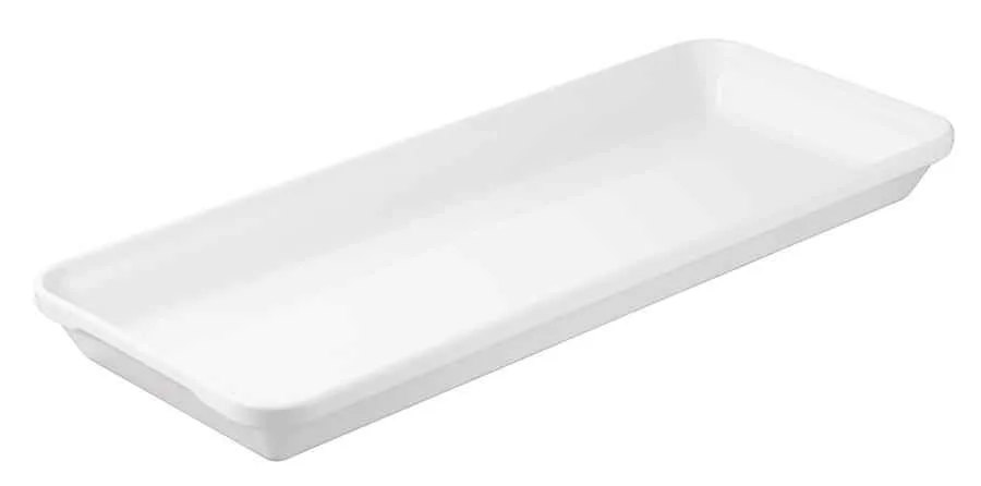 LONDRES RECHTECKIGE AUFLAUFFORM 49,5 x 20 x 4,5 cm Weiss REVOL
