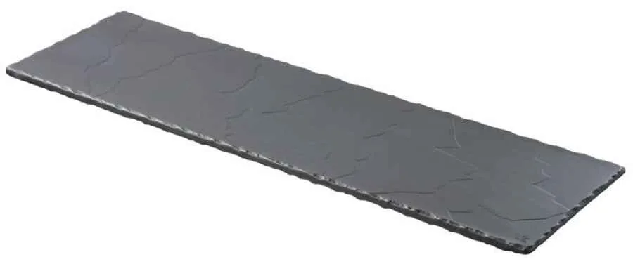 SERVIERTABLETT/ BUFFETTELLER/ PLATTE 54 x 16,5 cm rechteckig Matt schiefer