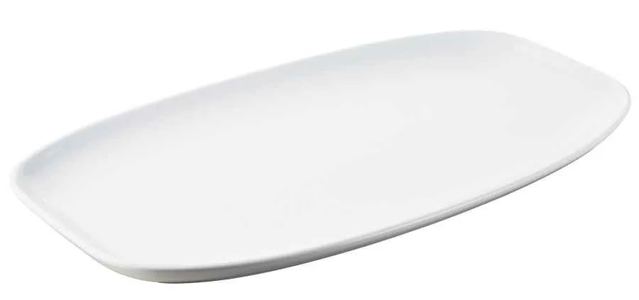 CLUB TELLER/ PLATTE/ SERVIERPLATTE 36 x 21 cm Weiss