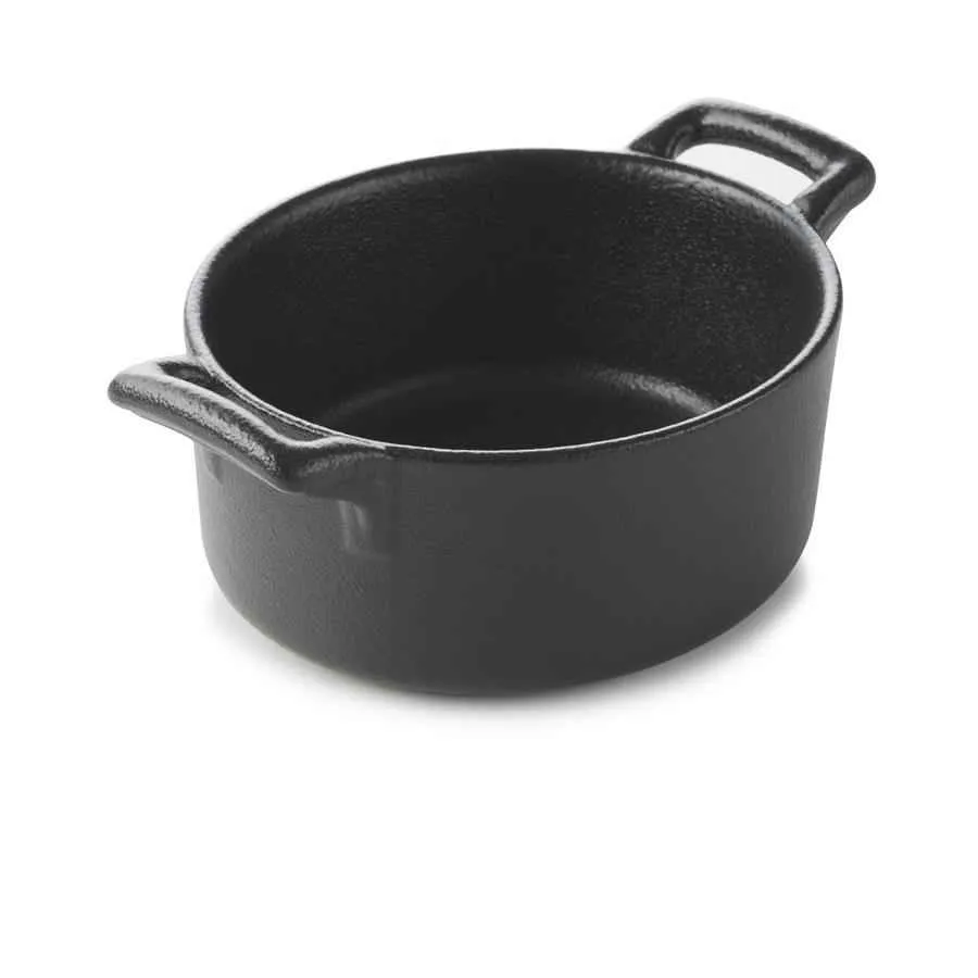 KASSEROLLE OHNE DECKEL 25CL Gusseisenoptik
