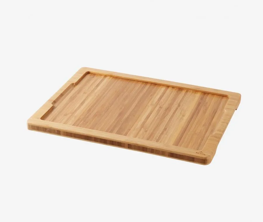 HOLZTABLETT 37,5 x 28 cm FÜR STEAKTELLER 33 x 24 cm Bambus