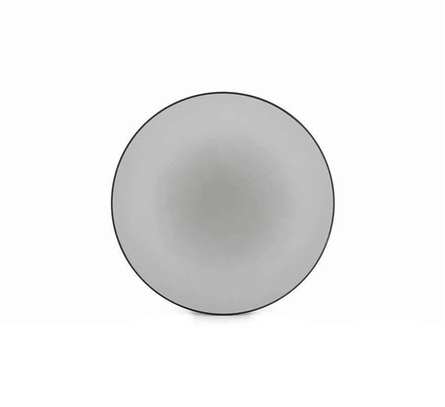 EQUINOXE FLACHER TELLER/DESSERTTELLER 21,5 cm Pfeffer