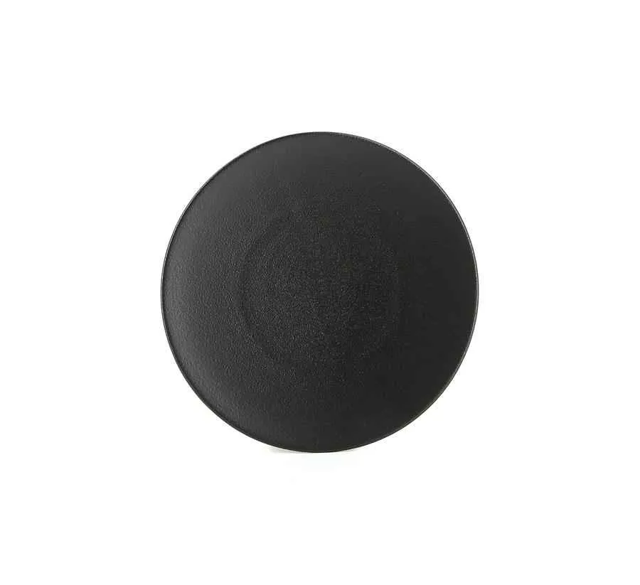 EQUINOXE FLACHER TELLER/DESSERTTELLER 21,5 cm Gusseisener optik