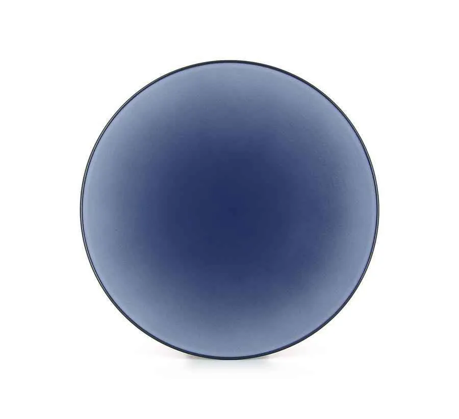 EQUINOXE FLACHER TELLER 26 cm Cirrusblau